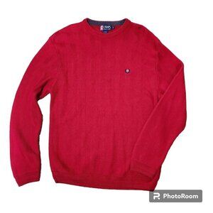Chaps Red Crewneck Sweater